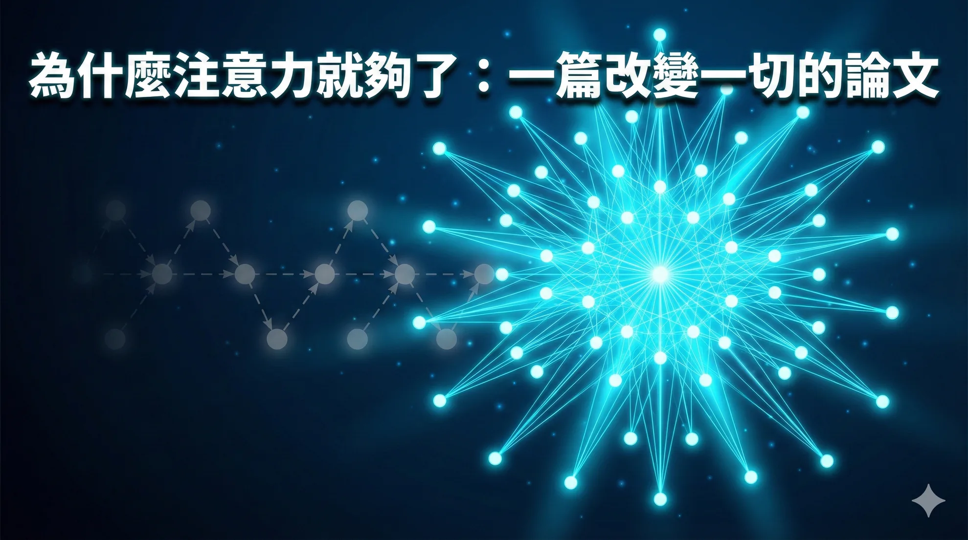 為什麼注意力就夠了：一篇改變一切的論文