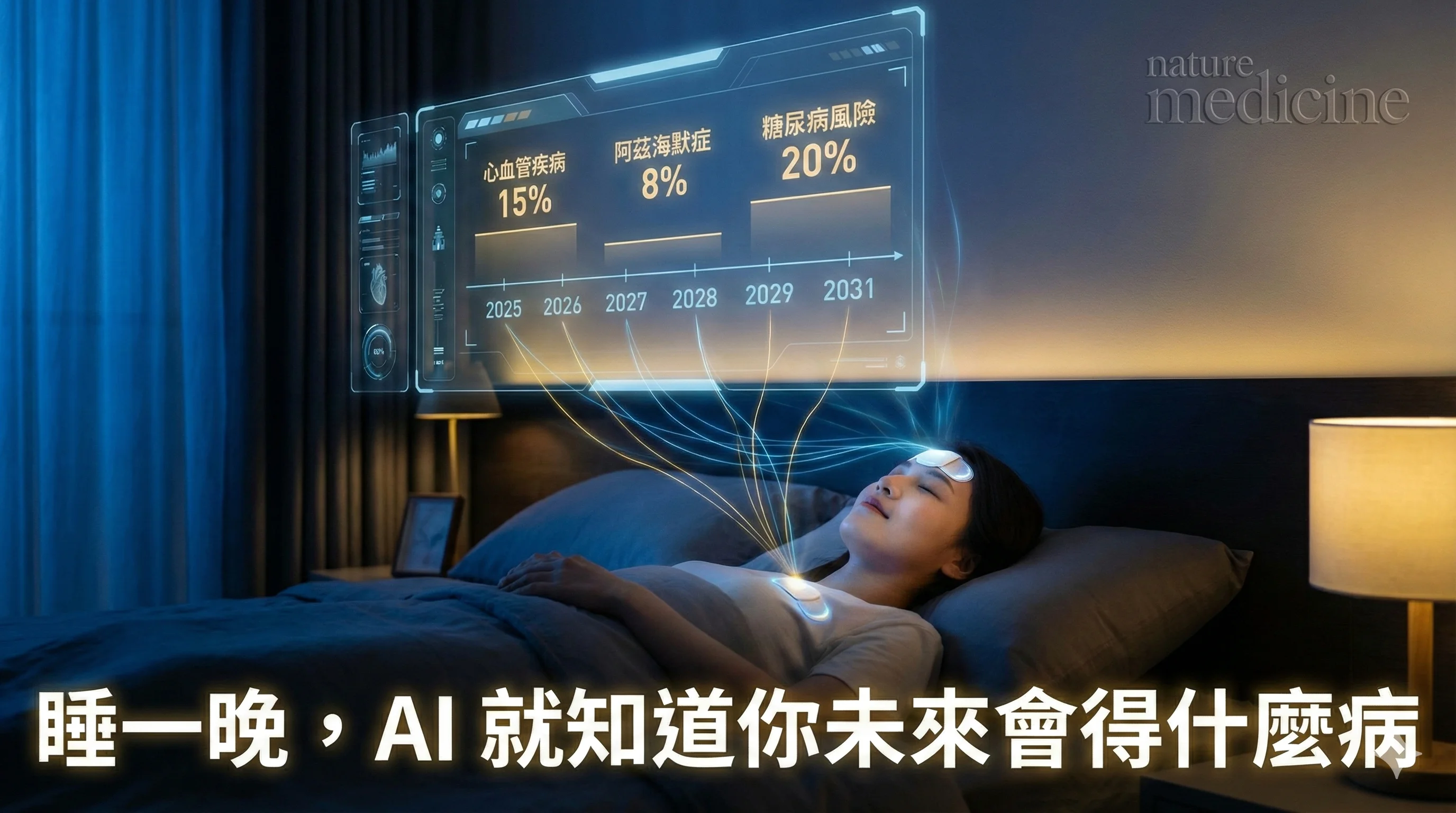 睡一晚就能預測 130 種未來疾病？史丹佛「睡眠基礎模型」登上 Nature Medicine