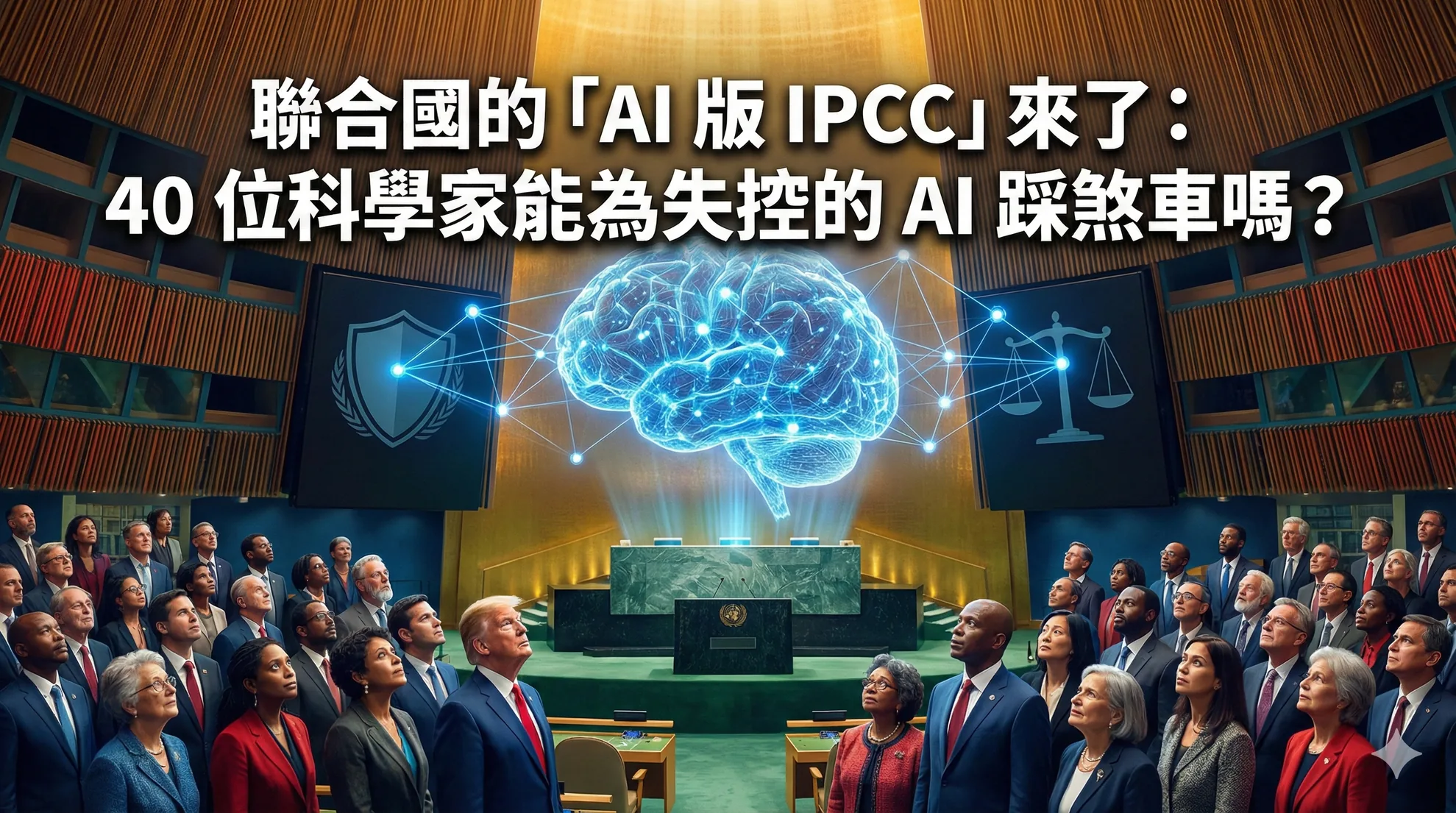聯合國的「AI 版 IPCC」來了：40 位科學家能為失控的 AI 踩煞車嗎？