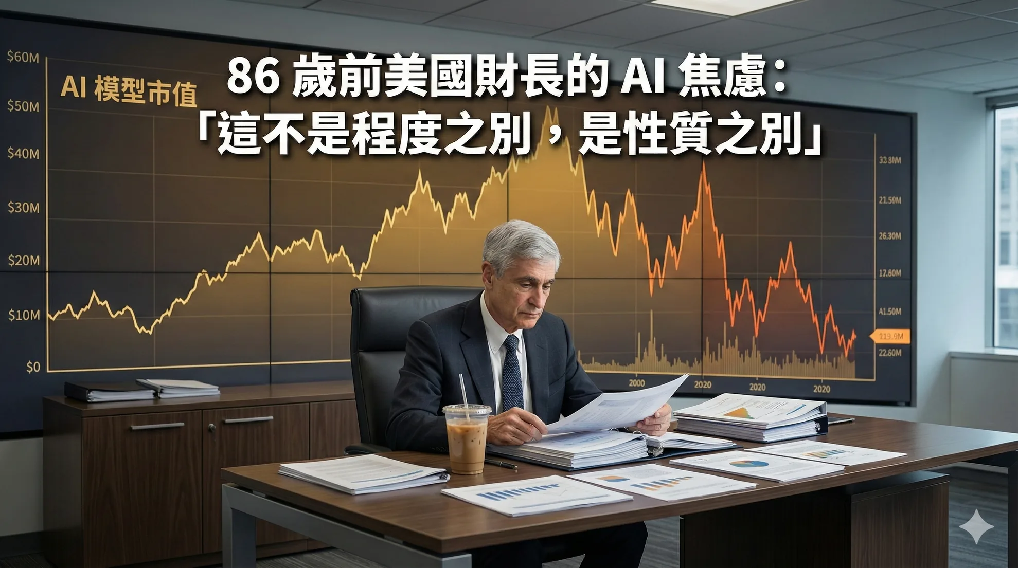 86 歲前美國財長的 AI 焦慮：「這不是程度之別，是性質之別」